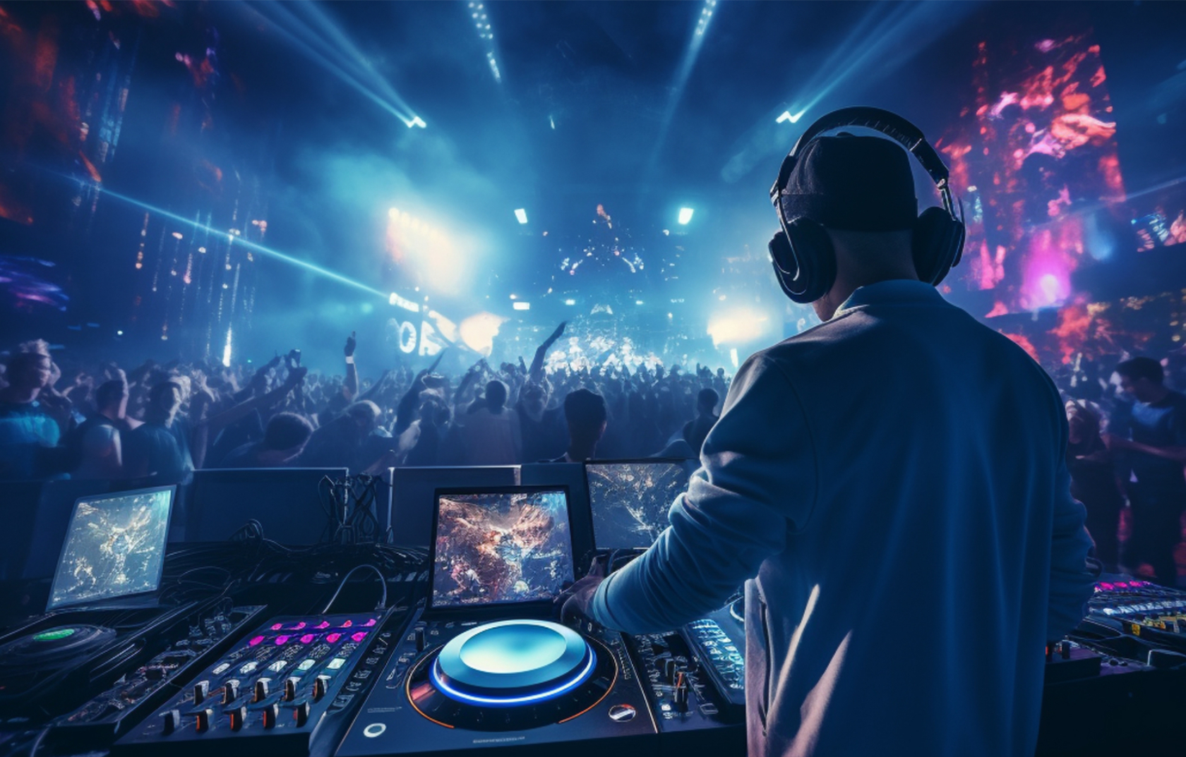 Website van DJ EL Ciëllo op verschillende schermformaten